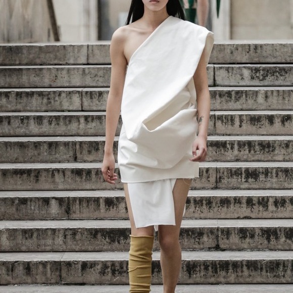 Rick Owens Dirt s/s 2018 black sculptural dress size 4 - Picture 14 of 16